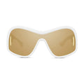 Loewe LW40131I25G Shield Frame Sunglasses — White