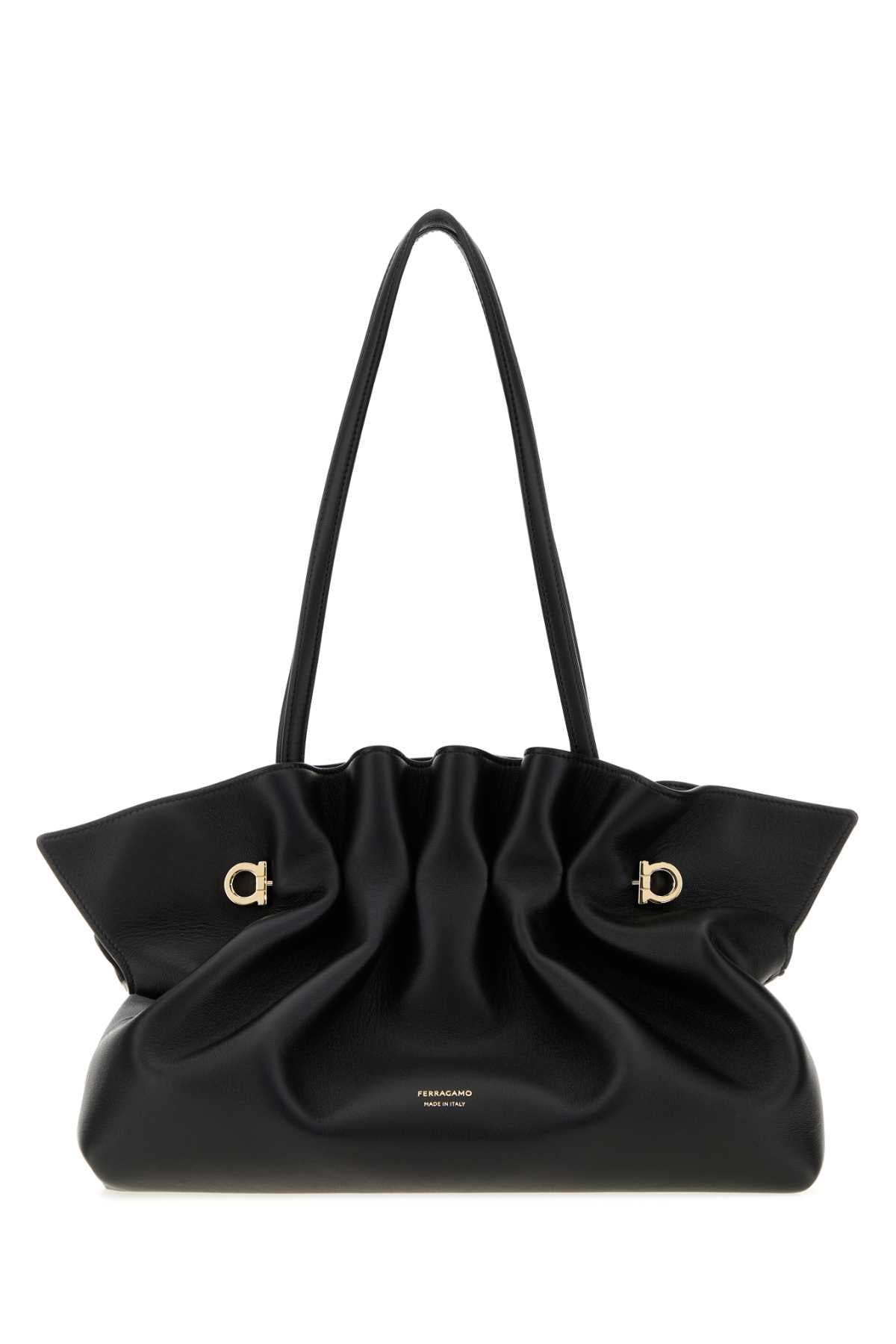 Ferragamo Neronero Shoulder Bag — Black
