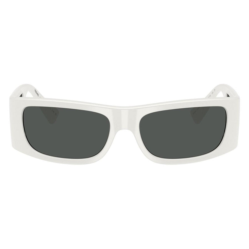 Versace Rectangular Frame Sunglasses — White
