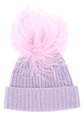 Art Essay ACLH100 Pom-Pom Knit Beanie — Purple