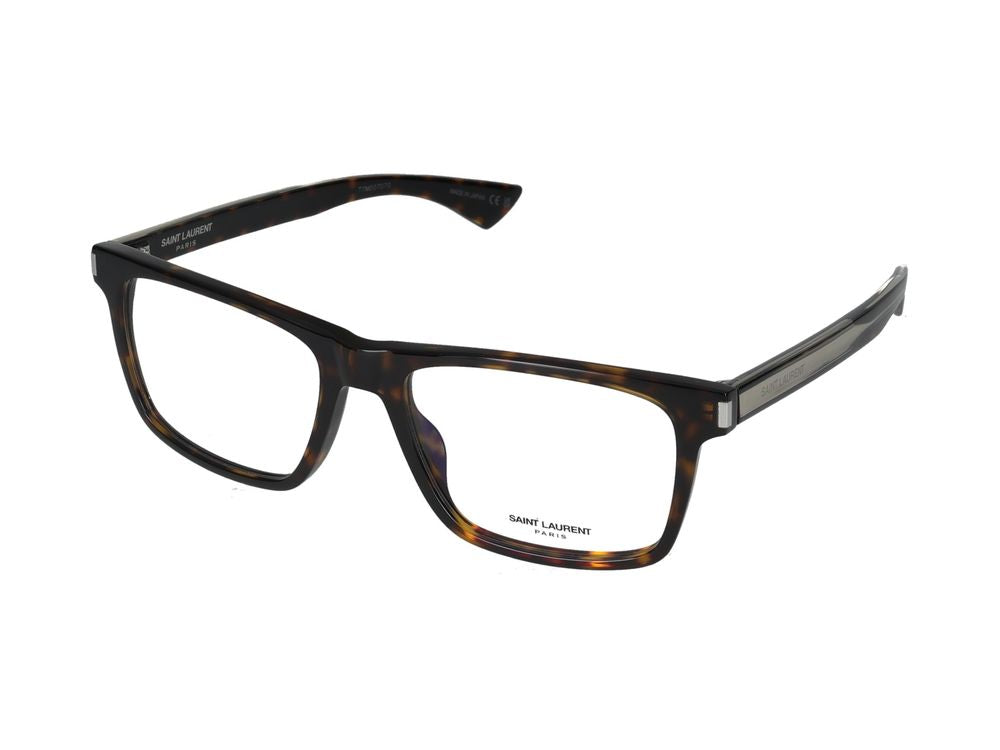 Saint Laurent SL Tortoiseshell Acetate Eyeglasses — Havana