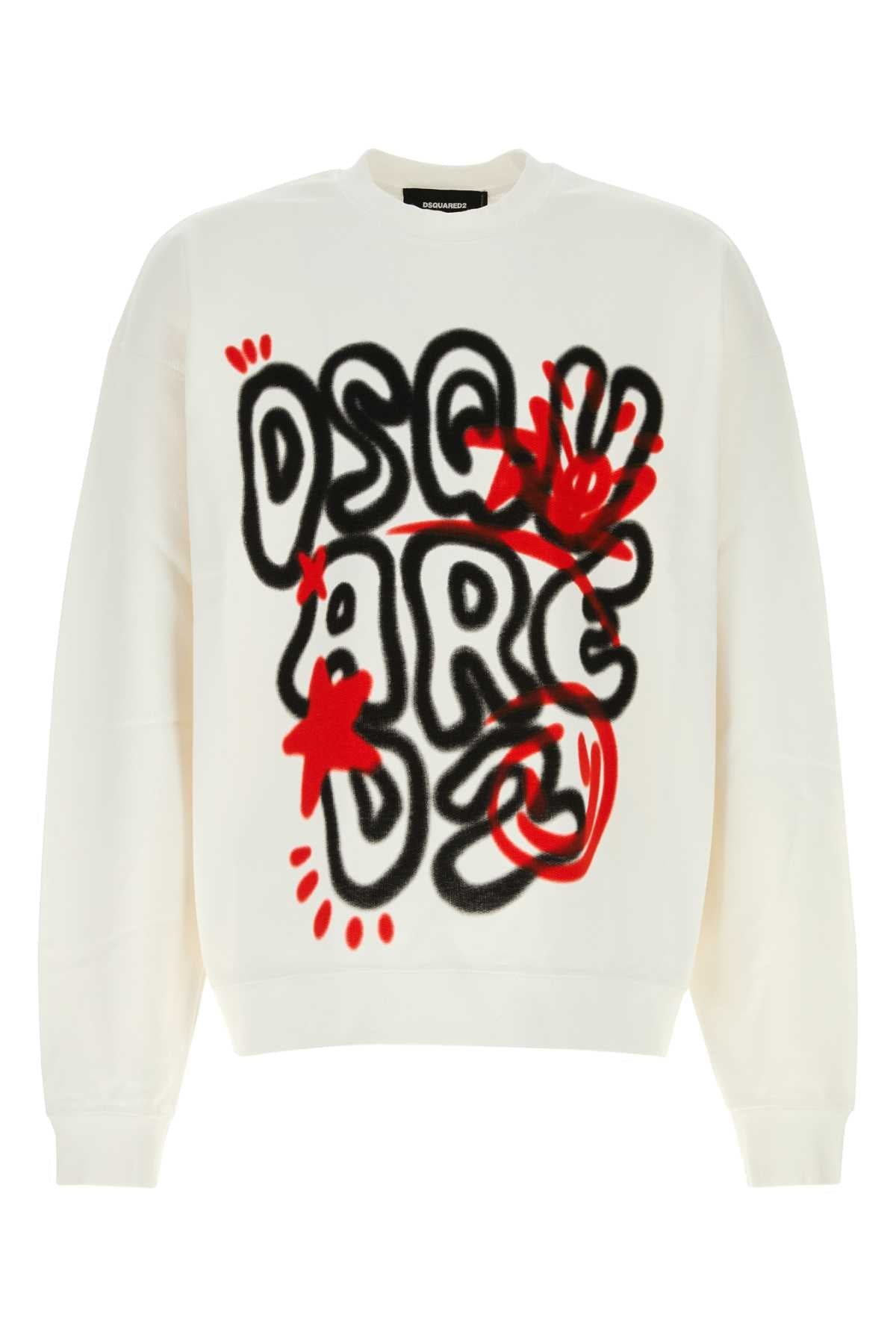 Dsquared2 Hoodie Sweatshirt — White