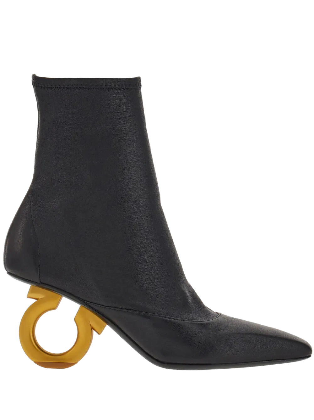 Ferragamo Elina Ankle Boot — Black