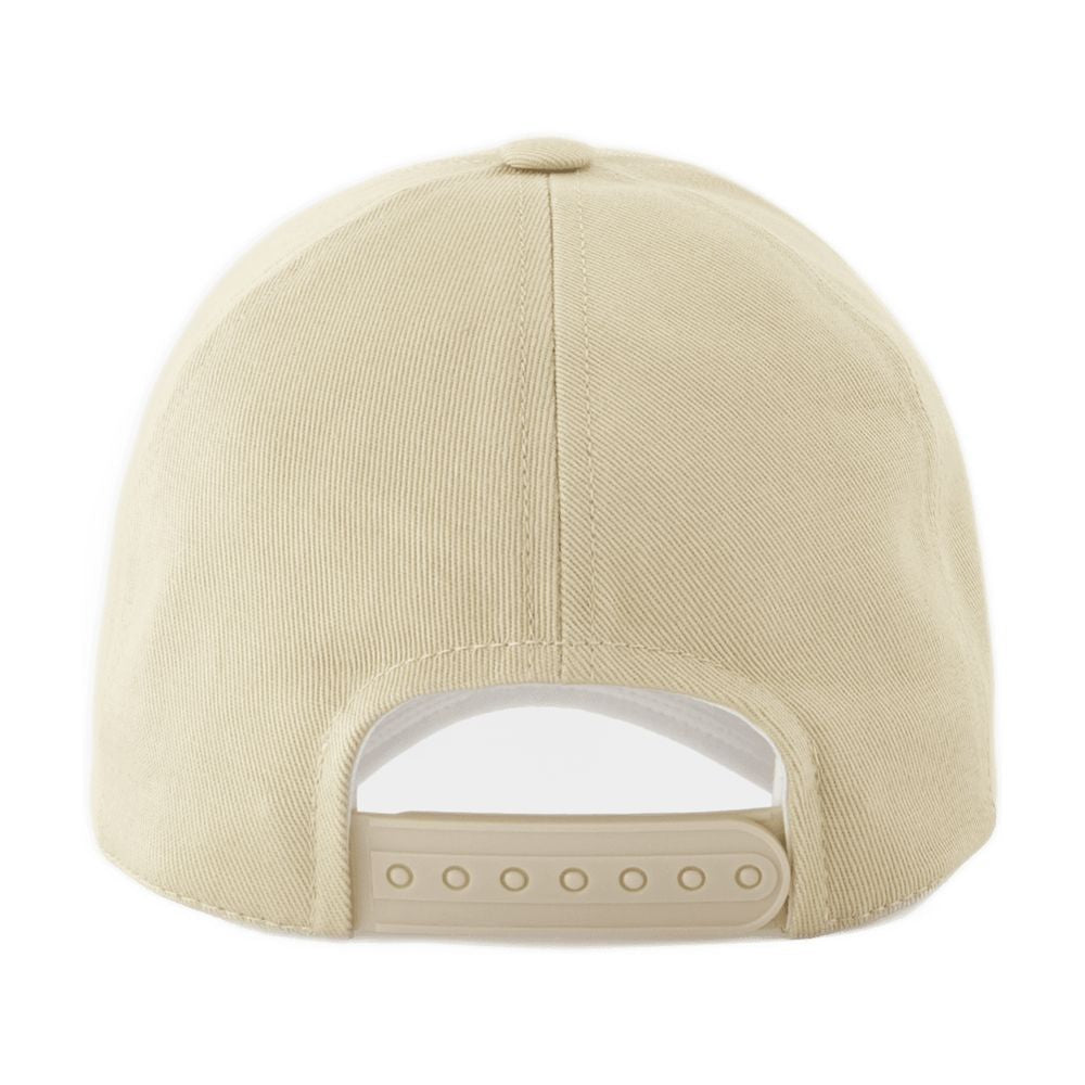 Courreges 125ACT039CO0024-1062 Cotton Baseball Cap — Beige