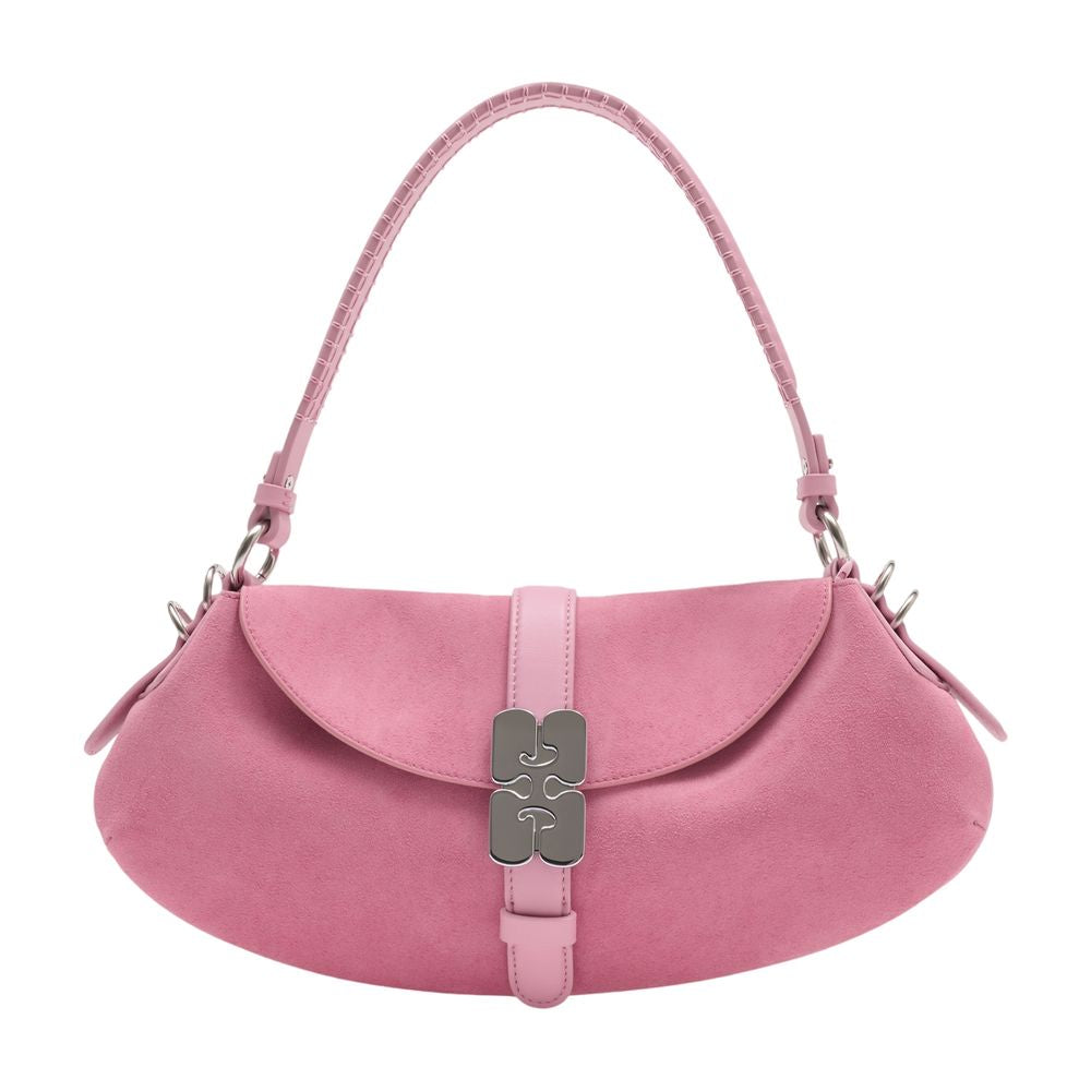 Ganni B Kat Shoulder Bag — Pink