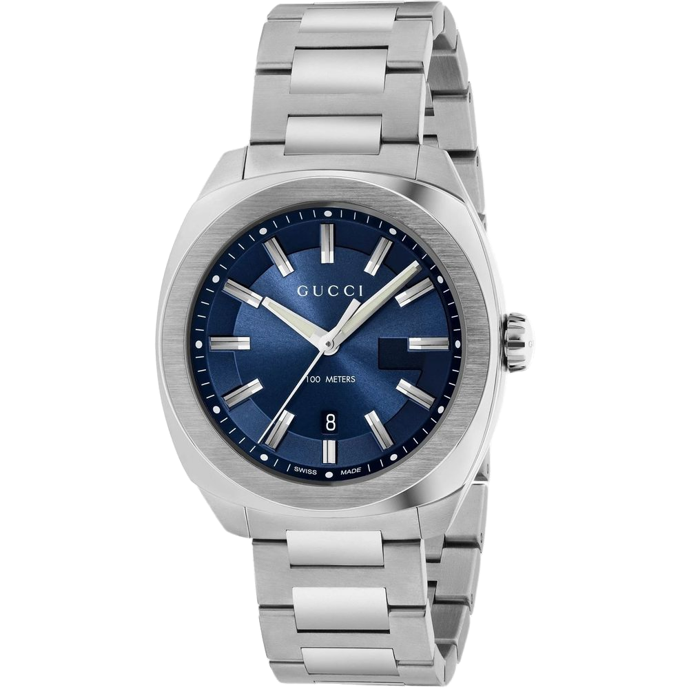 Gucci Stainless Steel Quartz Watch — Gray