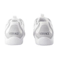 Versace Leather Calfskin Sneaker — White