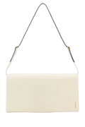 Jil Sander Calf Leather Shoulder Bag — Beige