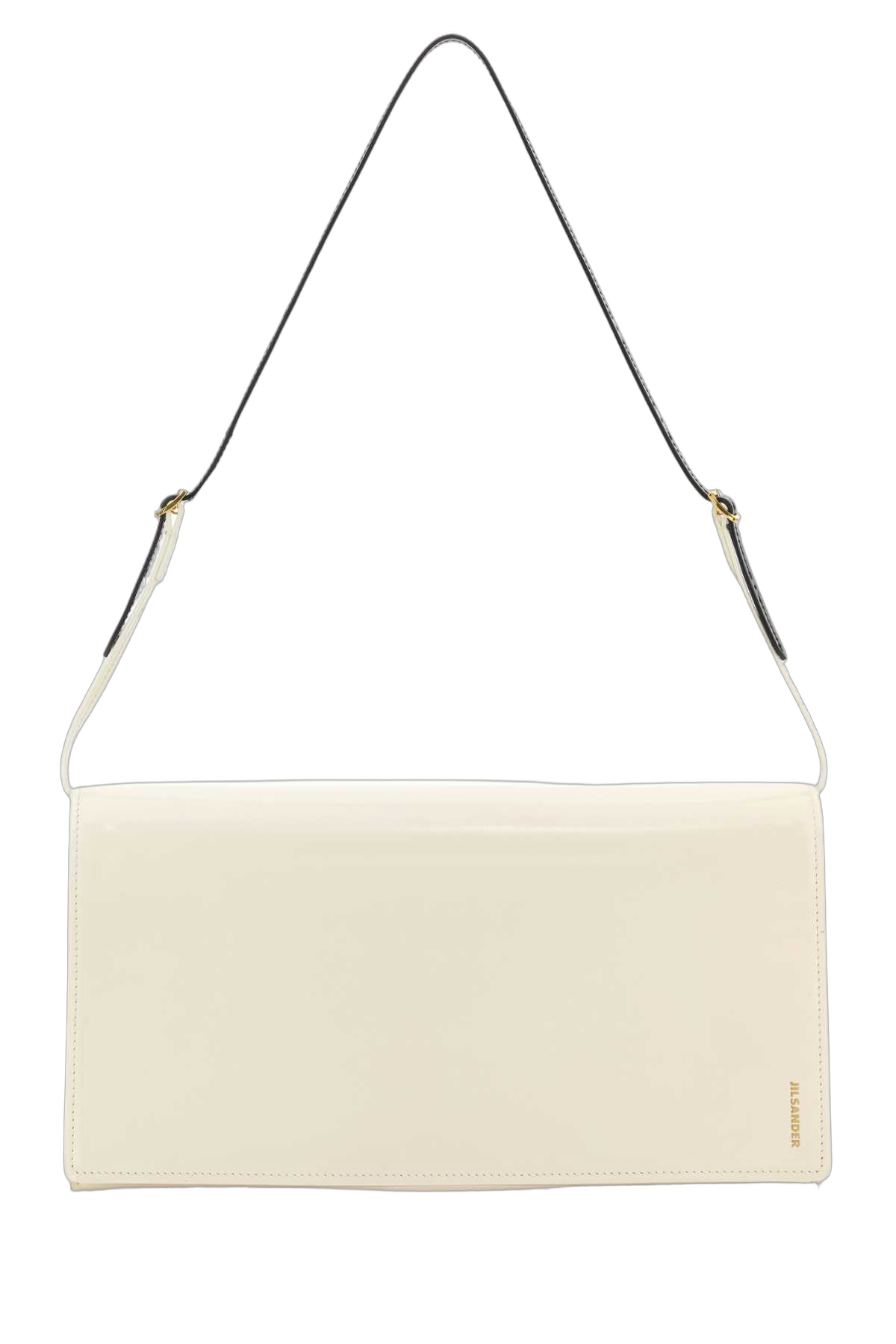 Jil Sander Calf Leather Shoulder Bag — Beige
