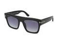 Tom Ford FT0847 Square Injected Frame Sunglasses — Black