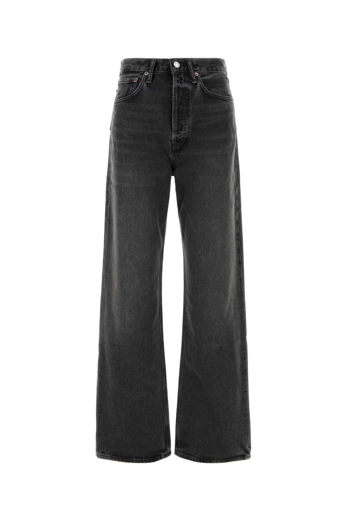 Agolde Loose Jeans — Black