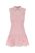 Self-Portrait Pizzo Dress — Pink