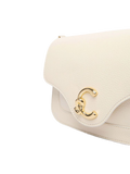 Coccinelle C-Me Shoulder Bag — Pearl