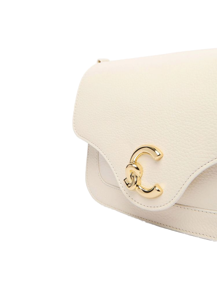 Coccinelle C-Me Shoulder Bag — Pearl