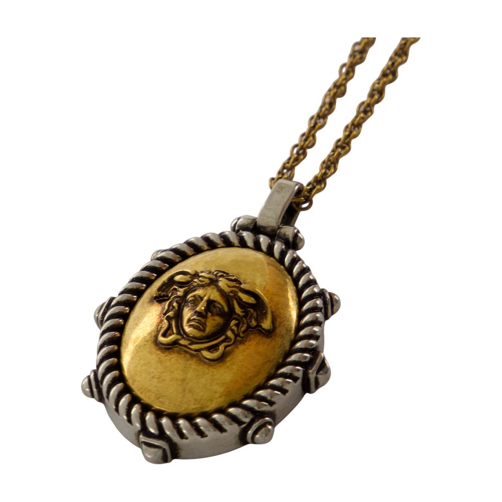 Versace Medusa Logo Pendant — Gold