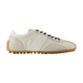Tod's Leather Low-Top Sneaker — White