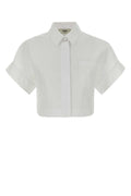 Fendi Cotton Poplin Shirt — White