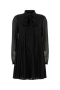Versace Techno Cady Stretch Dress — Black