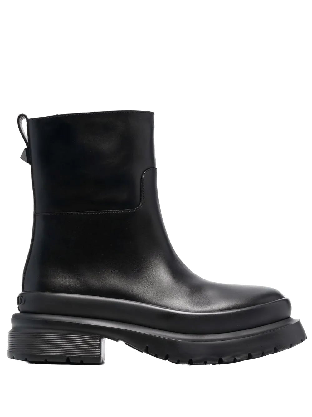 Valentino Rockstud Ankle Boot — Black