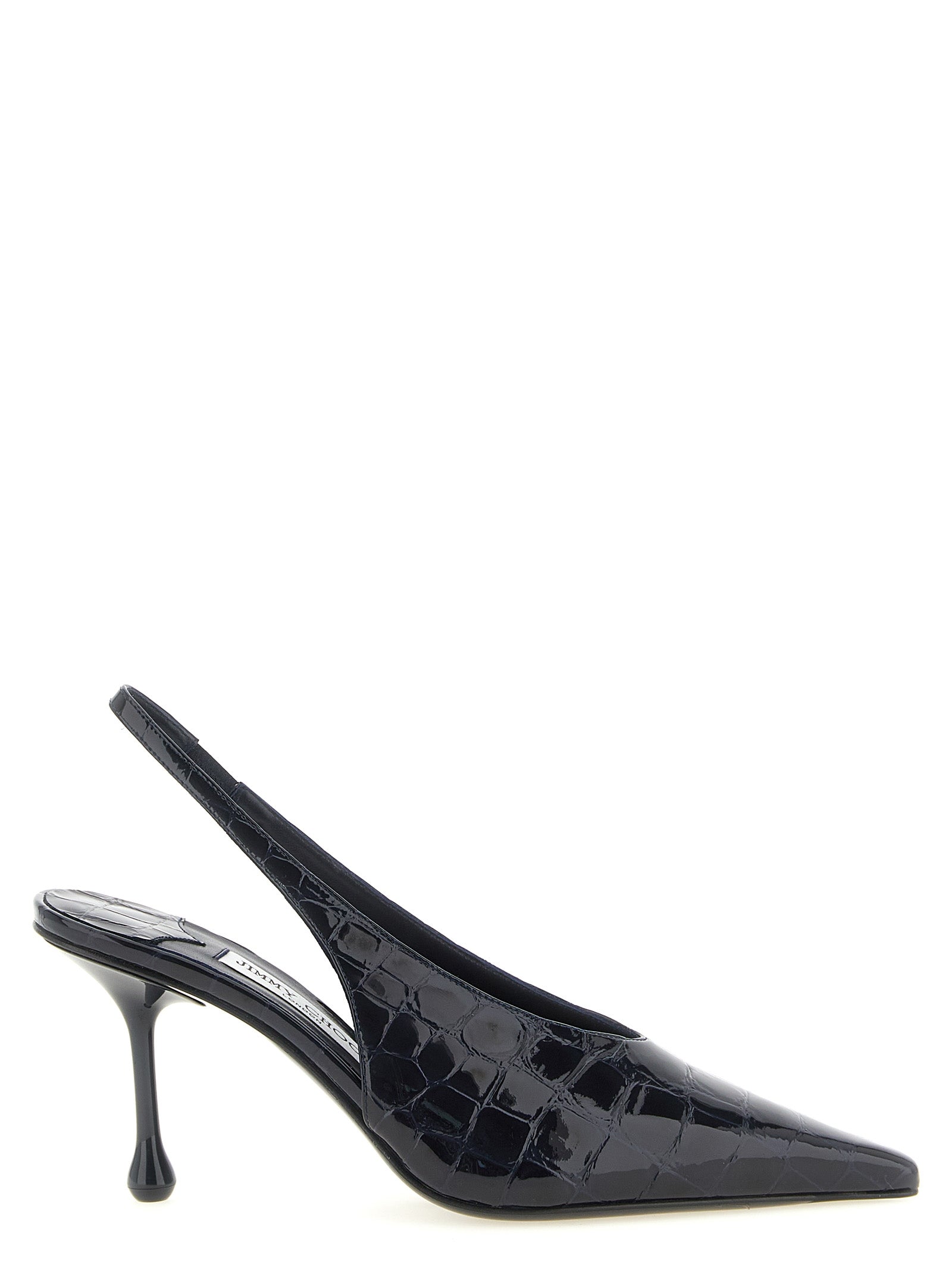 Jimmy Choo Isa Slingback Heel — Navy