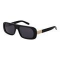 GCDS GC-1066162 Full-Rim Rectangle Sunglasses — Black