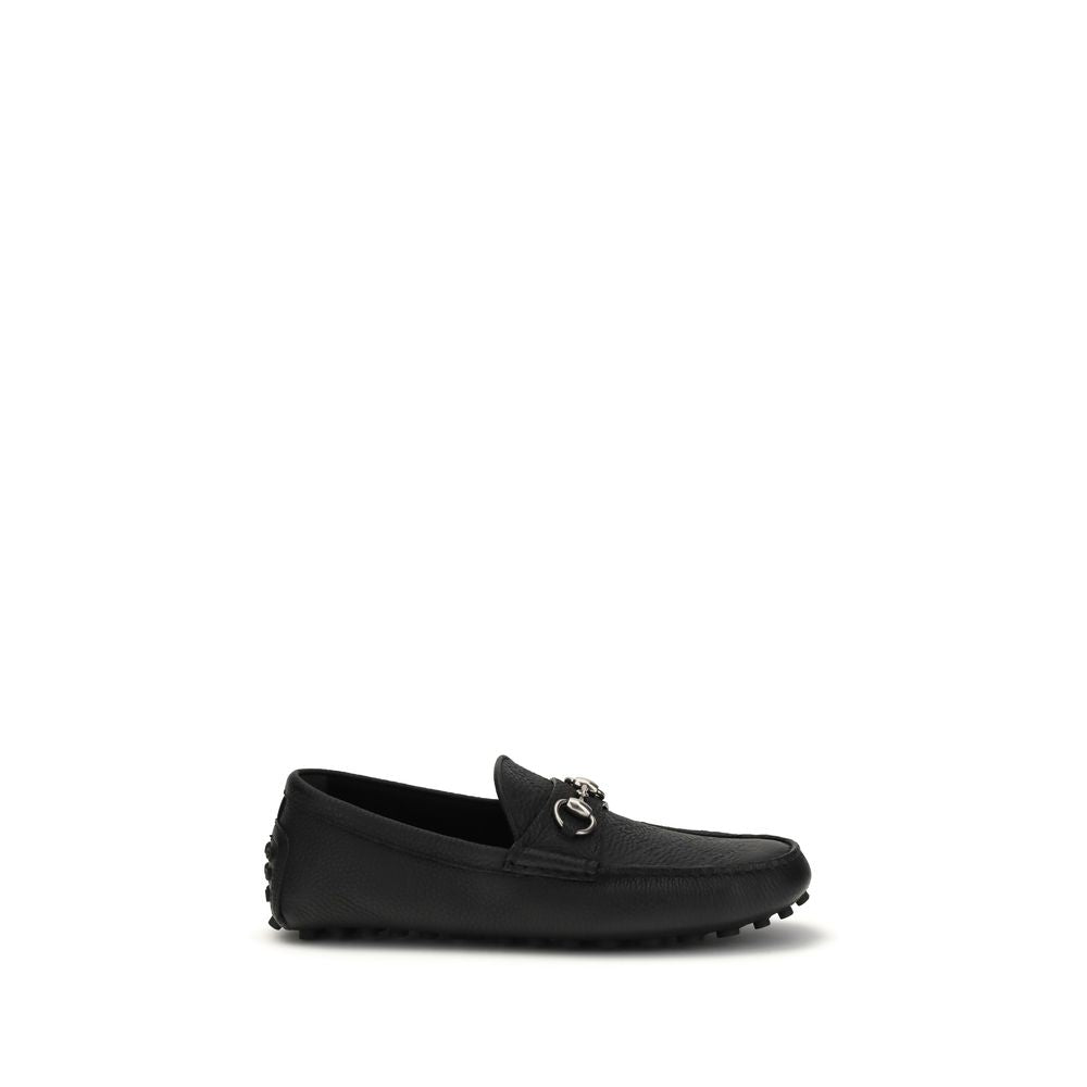 Gucci Horsebit Driver Loafer — Black