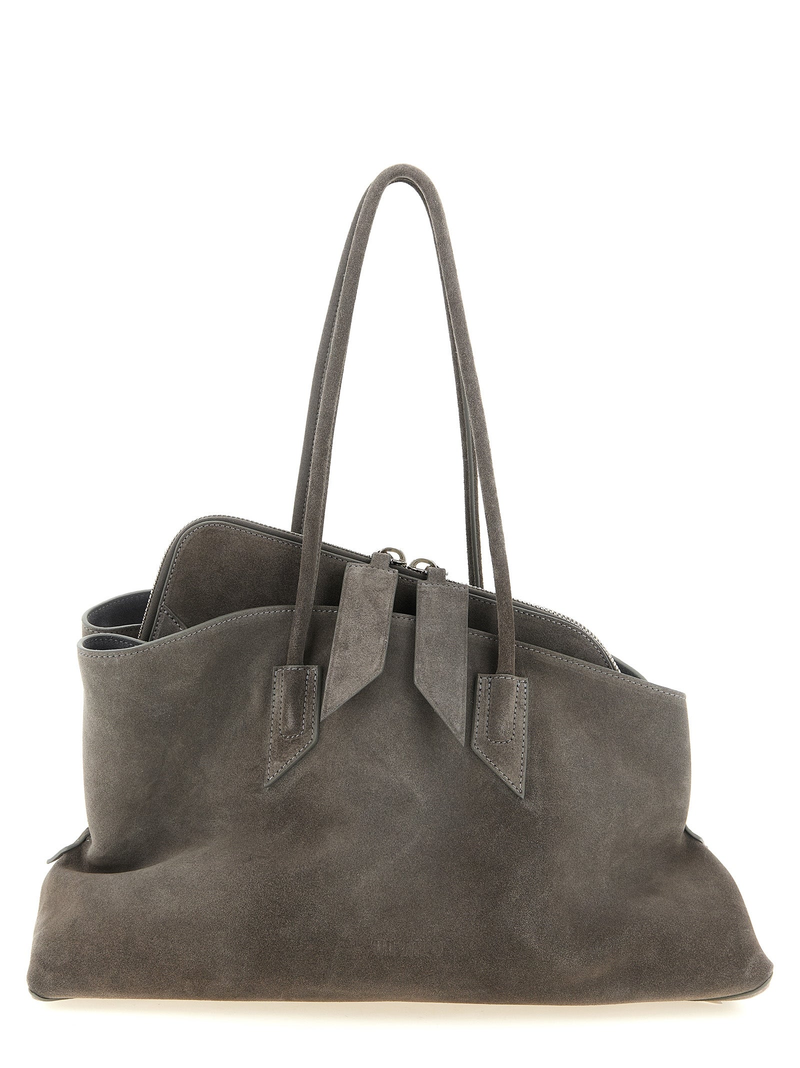 The Attico Shoulder Bag — Gray