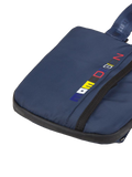 Momo Design Logo-Striped Nylon Shoulder Bag — Navy