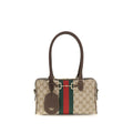 Gucci Horsebit Shoulder Bag — Beige