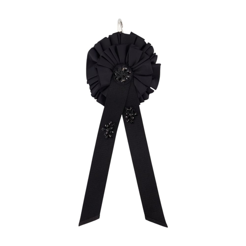 Simone Rocha Ribbon Rosette Coin Purse — Black