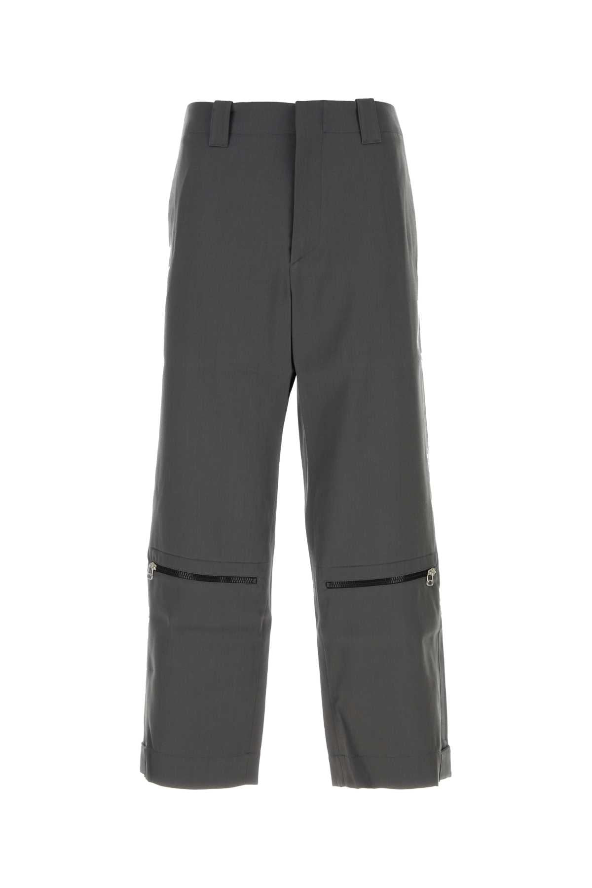 Oamc Wool with Detachable Leg Sections Trousers — Gray