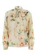 Zimmermann Burnout Blouse — Beige