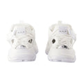 Versace Calfskin Leather Low Top Sneaker — White