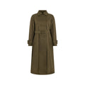 Herno Cotton Trench Coat — Green
