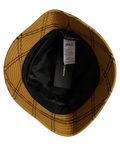 Dolce & Gabbana HAT10031 Check-Pattern Cotton Bucket Hat — Yellow