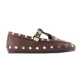 Ganni Ballerina Flat — Brown