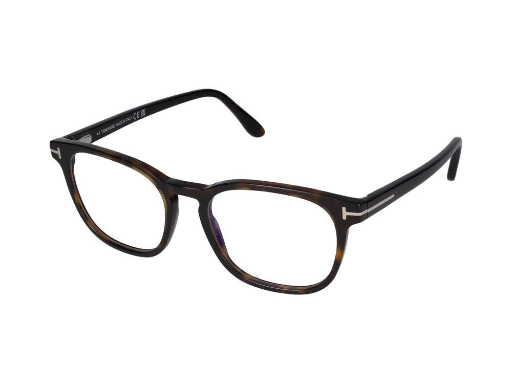 Tom Ford FT5868-B Injected Acetate Eyeglasses — Tortoiseshell