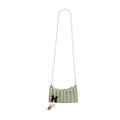 Rabanne Studded Calfskin Crossbody Bag — Green