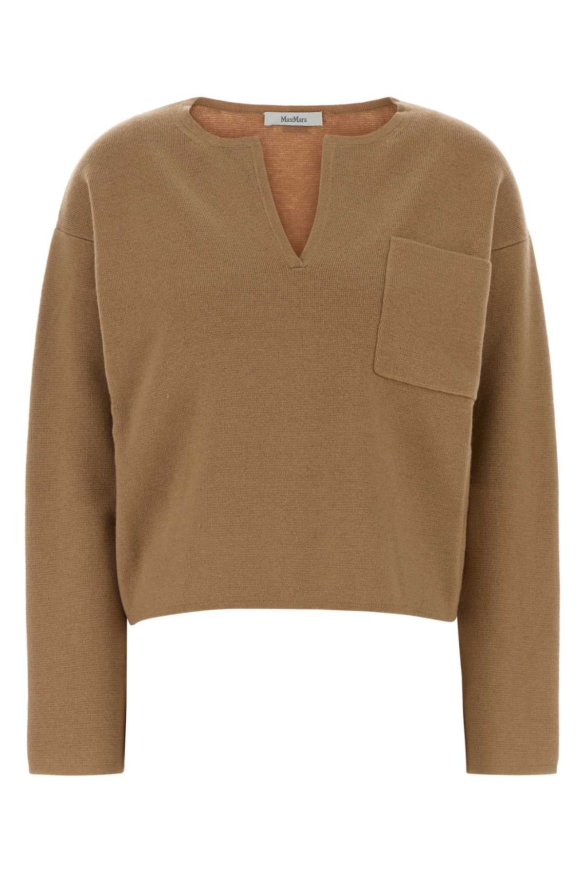 Max Mara Zibello Sweater — Camel