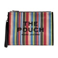 Marc Jacobs Beaded Multicolor Striped Clutch — Multicolor