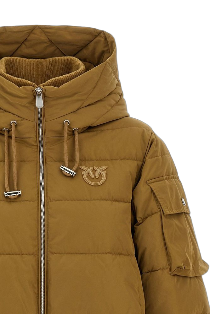 Pinko Down Jacket — Camel