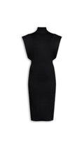Maison AlaïA Compact Knit Dress — Black