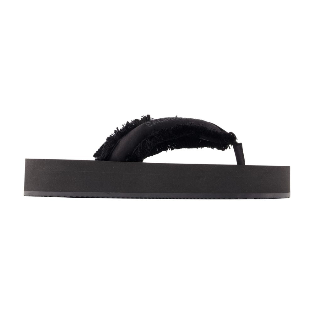 Balenciaga Jet Lag Micro Sandals — Black