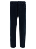 Brunello Cucinelli Cotton Corduroy Trousers — Navy