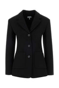 Loewe Wool-Viscose Blazer — Black