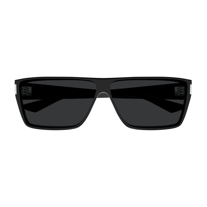 Saint Laurent SL757001 Rectangular Frame Sunglasses — Black