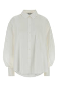 La camisa de algodón The Attico - Blanca