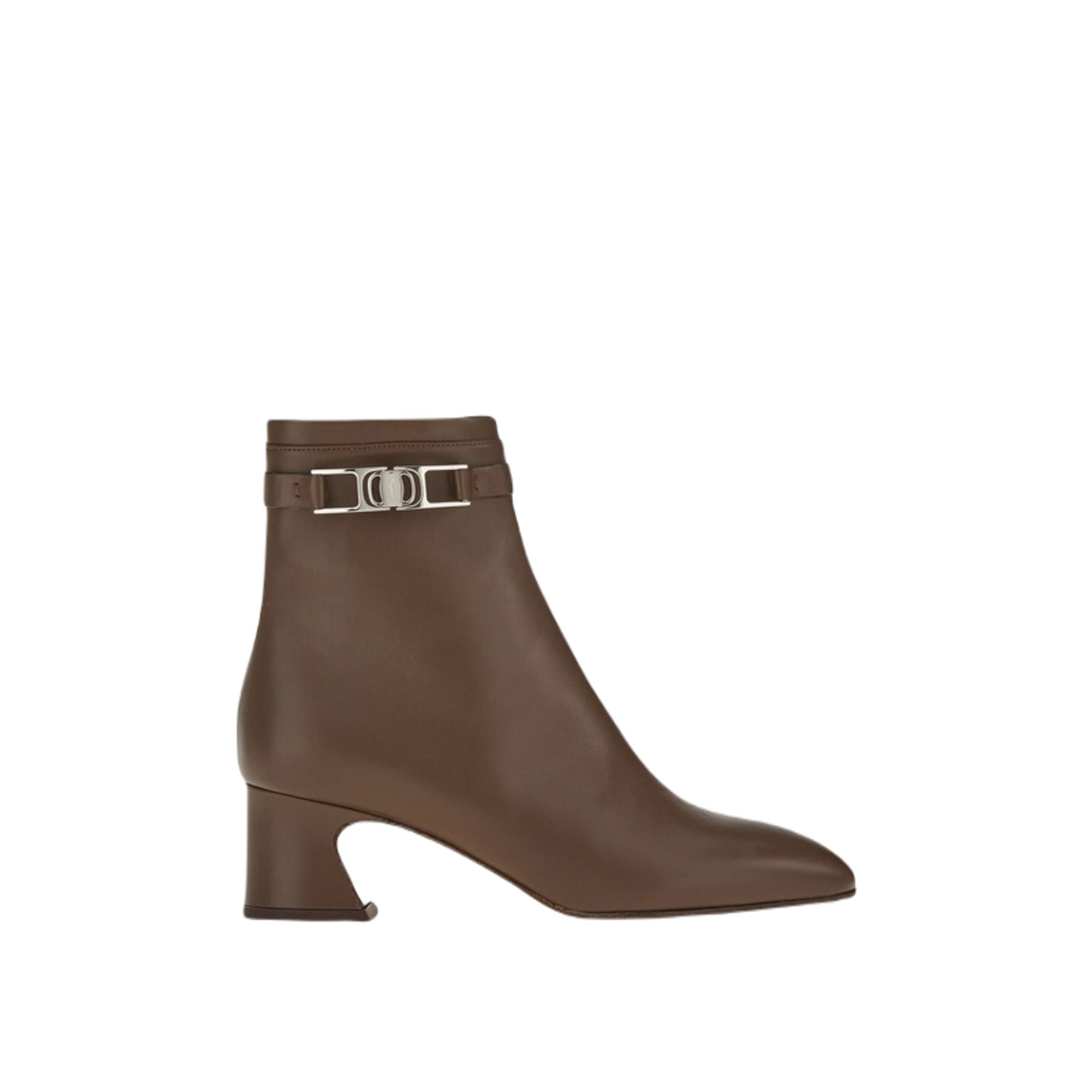Ferragamo Rego 55 Ankle Boot — Brown