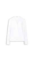 Maison AlaïA Hooded Poplin Shirt — White