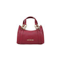 Love Moschino Pebbled Polyurethane Shoulder Bag — Purple